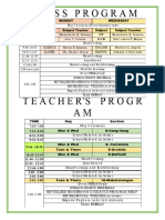 Class Prog Teachers Sked