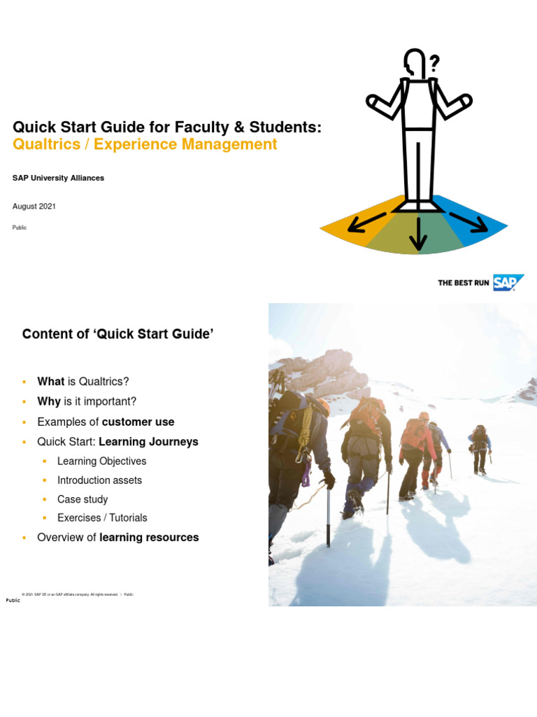 Quick Start Guide Qualtrics Experience Management Pdf Business