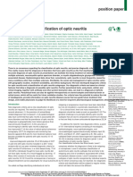 Diagnosis and Classification of Optic Neuritis