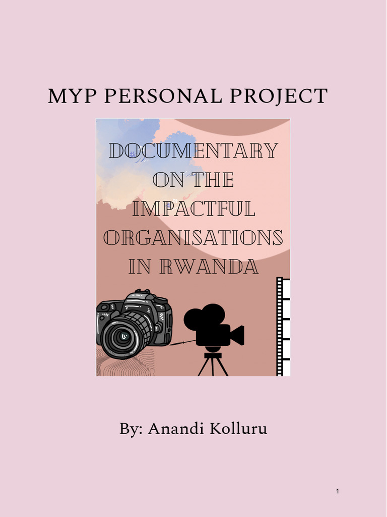 MYP Personal Project Overview | PDF