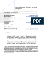 Comunicación A Larga Distancia: Publicidad en México en La Emergencia Sanitaria, Coincidencias y Divergencias