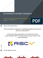 An Introduction To The RISC-V Architecture