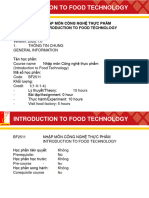 Introduction To Food Technology-Chapter1