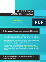 Gangguan Jiwa Pada Anak Dan Remaja