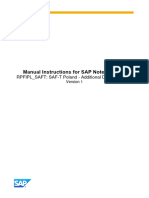 Manual Instructions For SAP Note 2320684