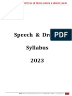 5 - Festival Speech & Drama Syllabus 2023