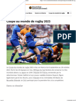 Coupe Du Monde de Rugby 2023 - Courrier International