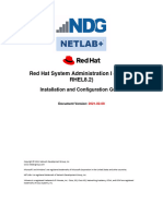 Netlab rh124 Rhel82 Pod Install Guide