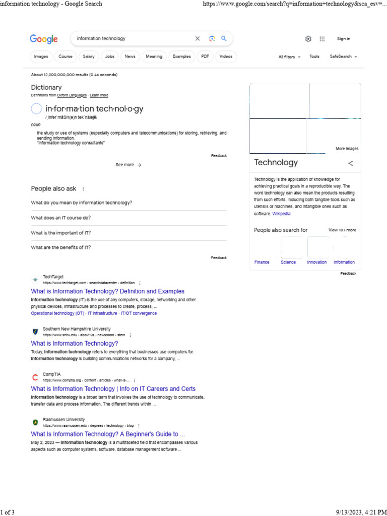 Understanding Information Technology | PDF | Information Technology ...