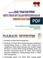 Pmd-Materi BPD Dan Pengelolaan Keudes Di Hotel Grand Palace 19 Desember 2019