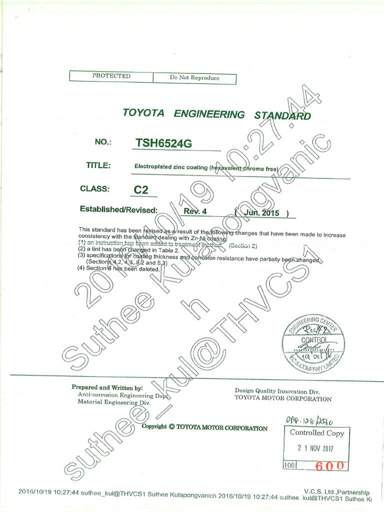 TSH6524GElectroplated zinc coating(hexavalent chrome free)Rev.4 PDF