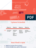 IAT 110 Week 11: Animation Continued