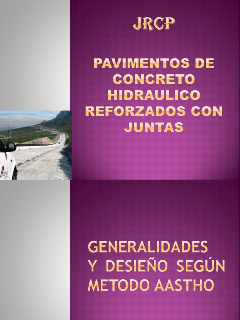 Diseño de Pavimentos de Hormigón Armado | PDF