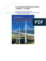 Solution Manual for Engineering Mechanics Statics 7th Edition j l Meriam l g Kraige