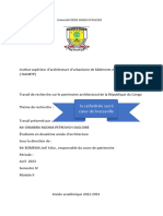 La Cathédrale Sacré Cœur de Brazzaville: Page 1 Sur 11 Université Denis Sassou N'Guesso