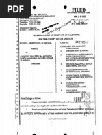 Case Number BC292517 Russell Armstrong v Anthony Vinatieri, aka Anthony Sawin, and Does 1-25