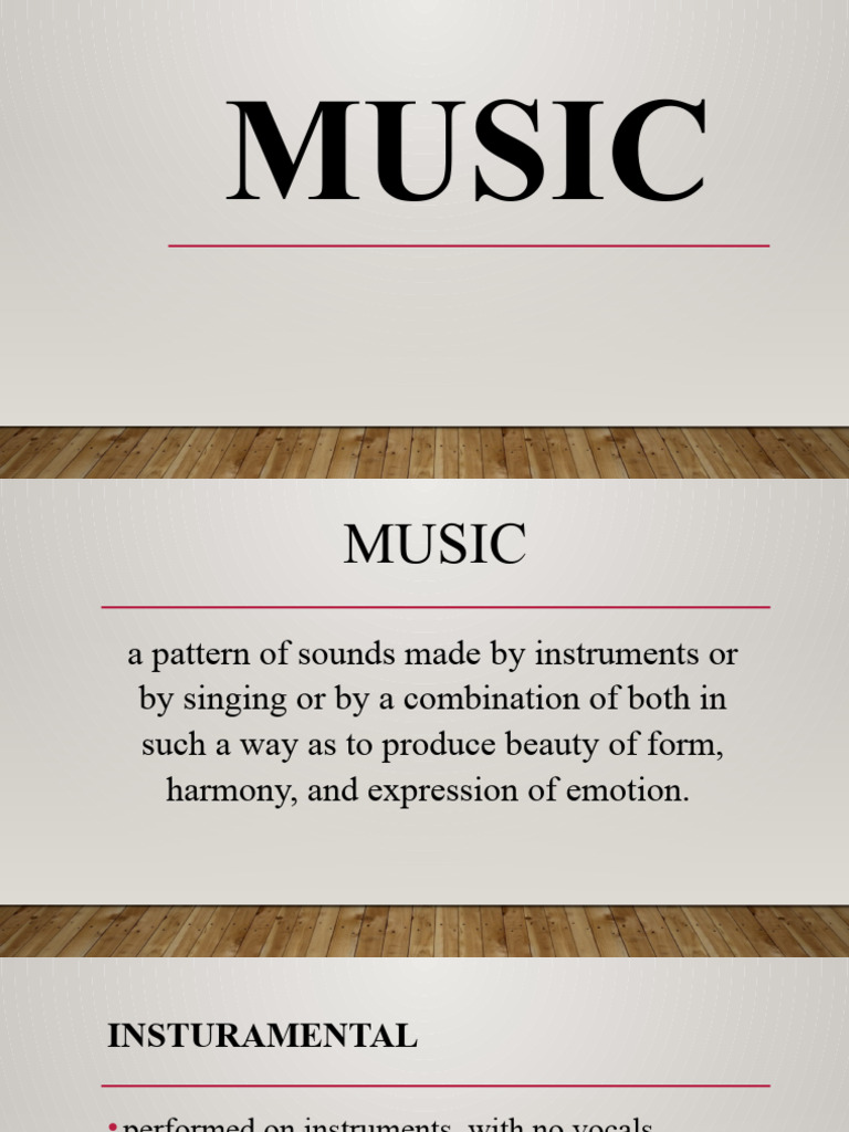 Understanding Music: Types and Forms | PDF