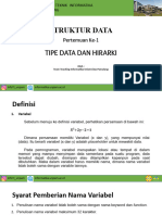 Struktur Data - Pert-1