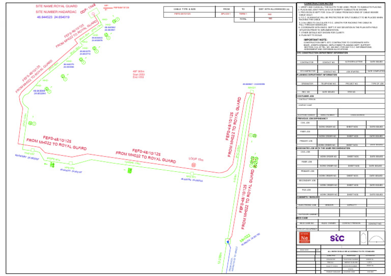 Gulf Coast Fiber Optic As-Built Docs | PDF | Telecommunications