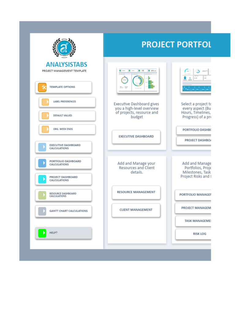 PPM06 Project Portfolio Management Template - Advanced | PDF | Data ...