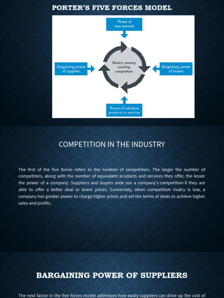 Understanding Porter's Five Forces Model | PDF | Investing | Business