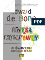 Edward de Bono Umysł Kreatywny 62 Ćwiczenia Rozwijajace Intelekt