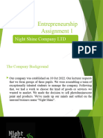 Entrepreneurship Assignment 1