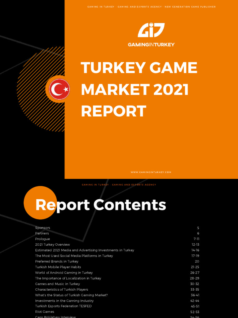 Turkey Game Market Report 2021 | PDF | Google Play | Advertising