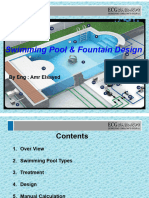 تصميم حمامات السباحة