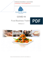COVID 19 Food Business Training LEARNER HANDBOOK V1 1