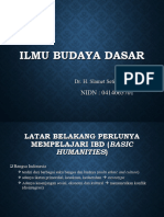 Ilmu Budaya Dasar Slame UMT