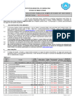 Processo Seletivo Prefeitura Barbacena Edital 1 2022