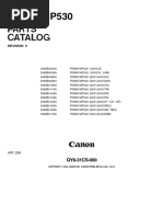 Canon Pixma MP530 Parts Catalog