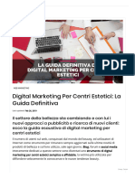 La Guida Definitiva Di Digital Marketing Per Centri Estetici - Mirko Cuneo