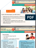 Chapter 5 Nutritional Needs of Different Age Groups