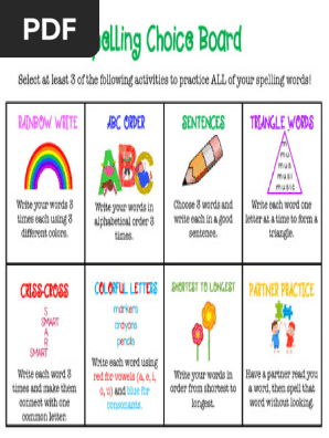 Choice Board