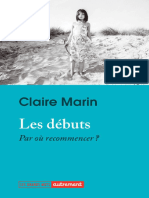 Les débuts - Par où recommencer - Claire Marin (2023)