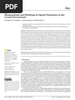 Measurements and Modeling of Optical Turbulence in The Coastal Environment