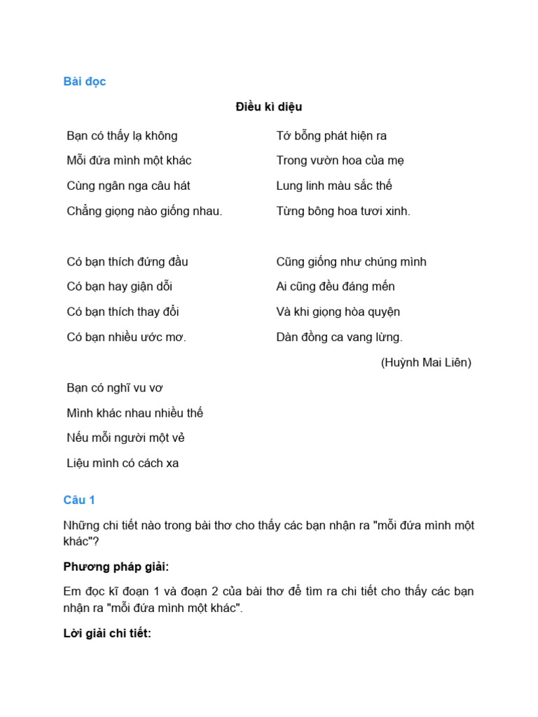 Điều Kì diệu | PDF