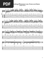 Selective Picking - Hammer-Ons From Nowhere (Standard Tuning)