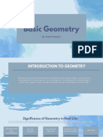 Basic Geometry - Summer of 2023 H.W