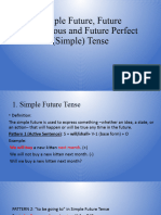 M13 - Simple Future - Future Continuous and Future Perfect Tense