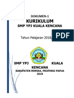 Dokumen1 Kurikulum SMP YPJ KK 2018-2019