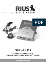 Sirius SIR-ALP1 Manual