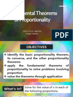 Q4 Fundamental Theorems of Proportionality