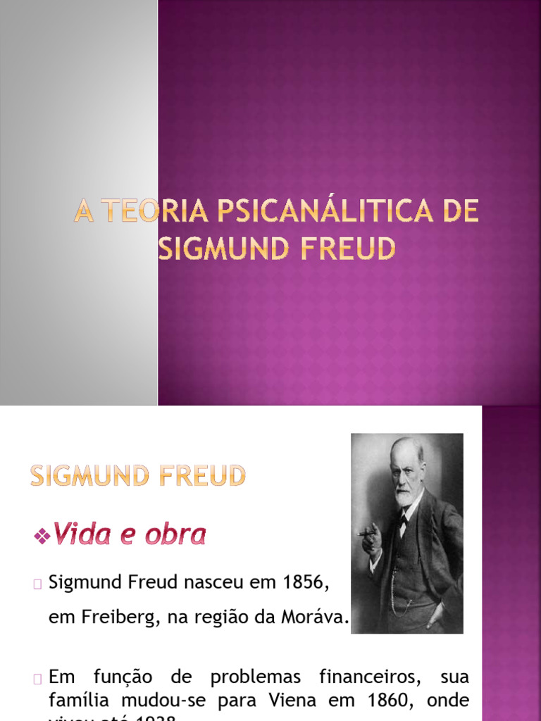 A Teoria Psicanálitica de Freud | PDF | Sigmund Freud | Psicanálise