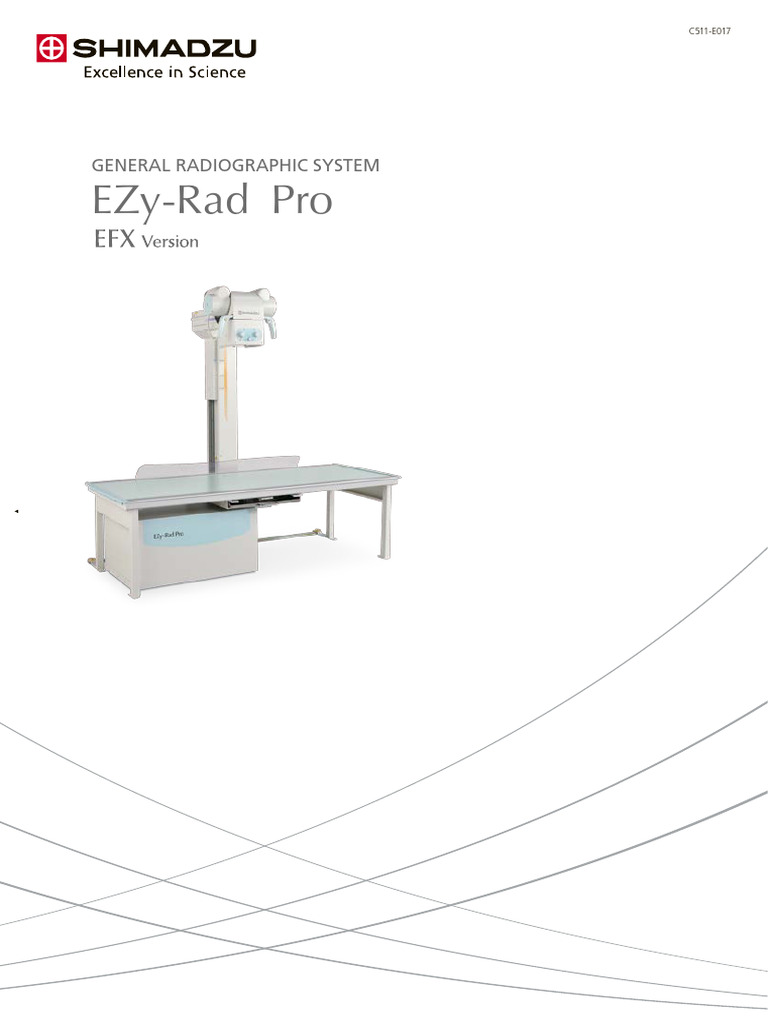 C511 E017 Ezy Rad Pro Efx Version PDF Radiography Lighting