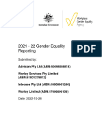WGEA Gender Equality Report 2021 22