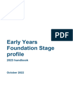 T SLT 1633711261 Early Years Foundation Stage Profile 2023 Handbook - Ver - 2