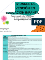 Actividades Prevención TDH Y OBESIDAD INFANTIL